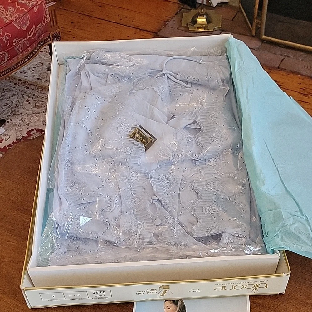Vtg 70's Italian Lingerie Set - Picture 2 of 14